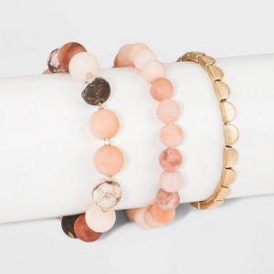 Bead Bracelet - Universal Thread Pink/Gold, Women