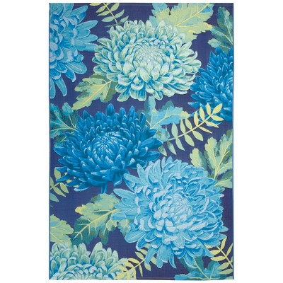 Liora Manne Marina Floral Indoor/Outdoor Rug..