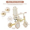 Whisen 7-in-1 Stroller & Baby Tricycle Baby Push Bike, Foldable Toddler Bike with Adjustable Handle, Canopy, Guardrail - 3 of 4