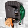 The Lakeside Collection Garden Water Hose Reel Hanger with Storage 1 Pieces - 2 of 3
