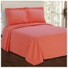 Paisley Floral Cotton Matelasse Decorative Bedspread and Pillow Sham Set by Blue Nile Mills - 4 of 4