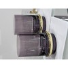 Classic Touch Set of 6 Tumblers Tinted Black with Gold Base - 4 of 4