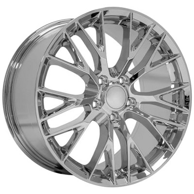 OE Wheels LLC CV22B-19100-5475-79C Chrome Wheel Painted (19 x 10. inches /5 x 120 mm, 79 mm Offset)