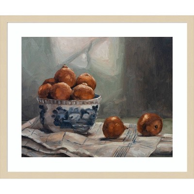 Classical Still-Life Fruit Bowl Framed Wall Art Print