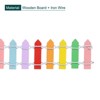 Unique Bargains Wood Decorative Miniature Ornament DIY Garden Picket Fence - 3 of 4
