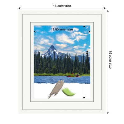 Craftsman White Wood 11x14 Picture Frame