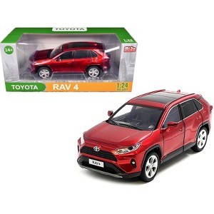 Toyota Rav4 Hybrid XLE Red Metallic with Sunroof 1/24 Diecast Model Car - 1 of 3