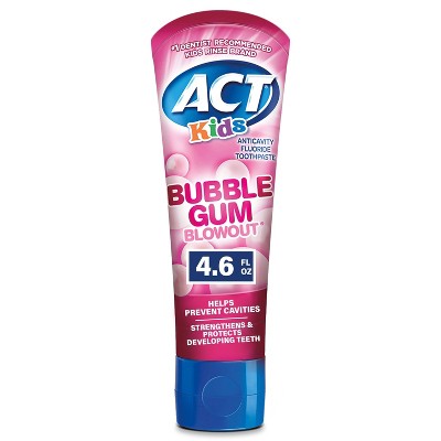 ACT Kids Toothpaste Bubblegum - 4.6oz