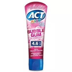 ACT Kids' Toothpaste Bubblegum - 4.6oz