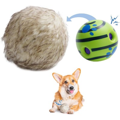 Nocciola Wobble Giggle Ball for Dogs,Christmas gift,Interactive Dog Toys for Boredom, Squeaky Ball Dog Toys,Pet Toys for Small Medium Large Dogs