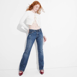 Women's Low-Rise Bootcut Jeans - Wild Fable™ - 1 of 3