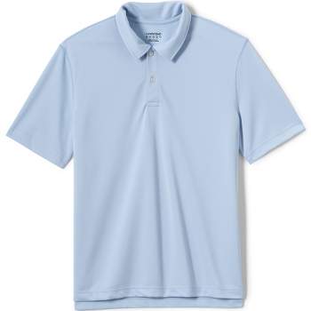 Lands' End Men's Short Sleeve Poly Pique Polo Shirt