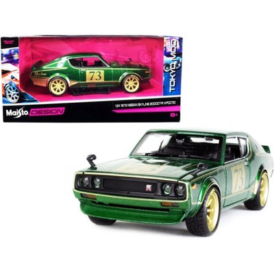 1973 Nissan Skyline 2000gt-r (kpgc110) #73 Green Metallic With