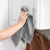 T-fal Solid and Stripe Waffle Kitchen Towel, Two Pack - 4 of 4