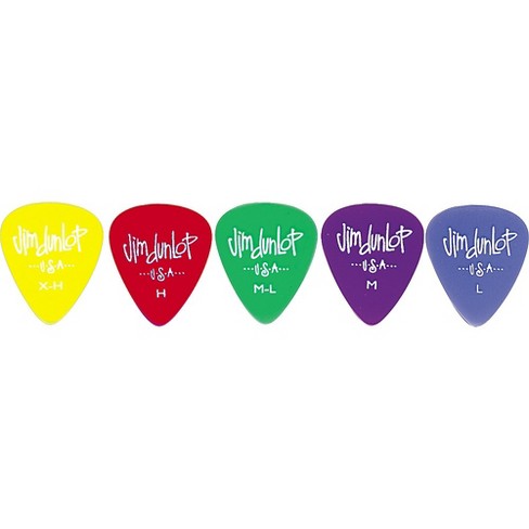 Dunlop Gel Guitar Picks M-L, Medium Light, .60 mm 1 Dozen