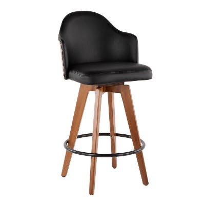 26" Ahoy Mid-Century Modern Counter Height Barstool - LumiSource
