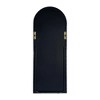 NicBex Classic Full Length Mirror, 63"x20", Pill Shaped Wall Mounted Full Body Mirrors for Bedroom Living Room Entryway - 3 of 4