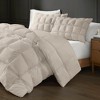 Down Alternative Comforter Filler Overfilled 3D Puff Stitching for Winter Warmth Polyester Microfiber Shell Hypoallergenic - 2 of 4