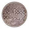 Round Ornate Geometric Print Tray 17.5"D - 2 of 2