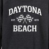 Women's - Instant Message - Daytona Beach Lightweight French Terry Wide Neck Long Sleeve Graphic Shirt - 2 of 4