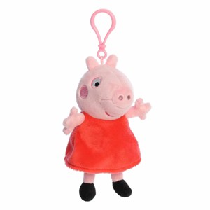 Aurora Mini Peppa Pig Playful Clip-On Pink 4.5" - 1 of 4