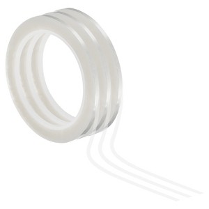 Unique Bargains Adhesive Versatile Durable DIY Art Whiteboard Tape 3 Pcs - 1 of 4