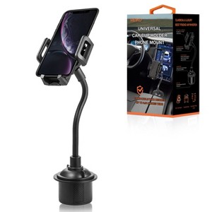 Durable Universal Car Cup Holder Mount Accessories 360° Adjustable for Mobile Phones Or GPS In Black - 1 of 4