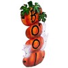Northlight Stacked Pumpkins "Boo" Halloween Decoration - 33" - 3 of 4