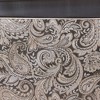 CAVINAS Luxury Textured Jacquard Shower Curtain, Classic Intricate Paisley Jacquard Design with Easy-Care Machine Washable Fabric - 4 of 4