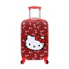 Hello Kitty 6-Piece Travel Set – 20” Luggage, Neck Pillow, Luggage Tag & Packing Cubes - image 2 of 4