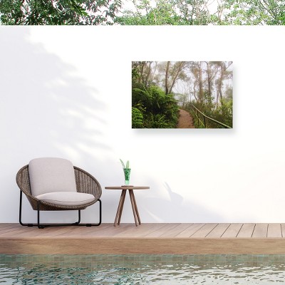 Trademark Fine Art - Beata Czyzowska Young Foggy Walk Matted Framed Art