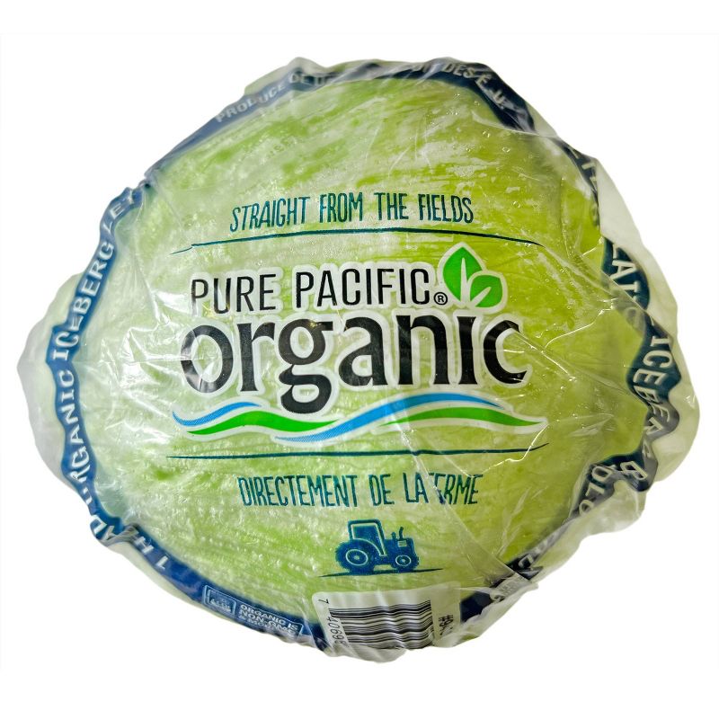 Organic Iceberg Lettuce - each, 3 of 4