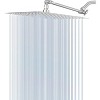 ALEXOUN Chrome 10" Square Rainfall & High Pressure Stainless Steel Bath Shower head - 2 of 4