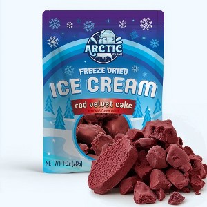 Arctic Farms Freeze Dried Ice Cream That Does Not Melt (Bits) (Red Velvet Cake) - 1 of 4