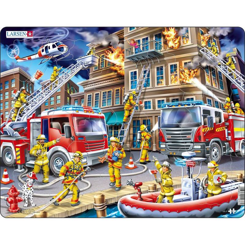 Springbok Larsen Firefighters Children's Jigsaw Puzzle 45pc, 1 of 6