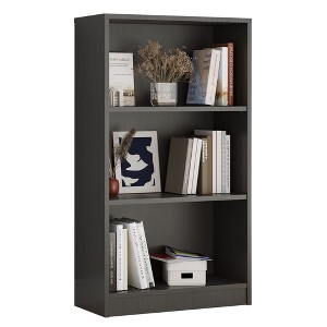 AZL1 Life Concept Decorative Bookshelf Freestanding Bookcase with Adjustable Shelves, 3 Layer for Offices, Living Rooms, Gray, 11.6"*24.4"*44.1" - 1 of 4