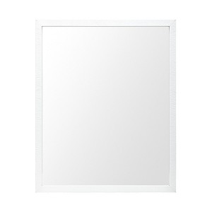 HomeRoots 32" White Framed Bathroom Vanity Mirror - 1 of 4