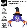 Joyfy 5 FT Long Halloween Inflatable Outdoor Decoration, Inflatable Spider with Spider Web Trunk or Treat Car Decorations for Car Outdoor Yard Decor - 3 of 4
