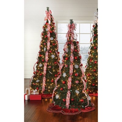 Brylanehome Fully Decorated Pre-lit 6 Foot Pop-up Christmas Tree