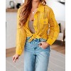 Women's Sweeter Than Nectar Lace Button Down - VERY J - 2 of 4