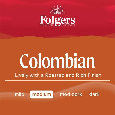 Folgers Medium Roast Colombian Coffee K-Cup Pods - 24ct