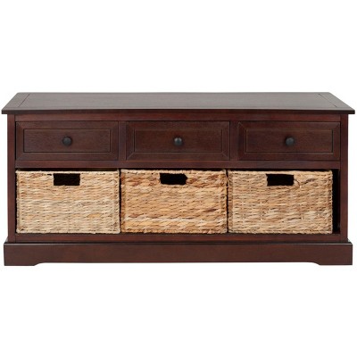 Damien 3 Drawer Storage Bench  - Safavieh