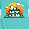 Girls' - Peanuts - Camp Chill Fitted Short Sleeve Graphic T-Shirt - 2 of 4