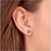 Pompeii3 Morganite Studs available in 14K White or Yellow Gold 6MM - 3 of 4