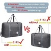Personal item bag fits personal item size 17.7 x 6.3 x 12.6 foldable travel hand luggage bag,lightweight, for both men and women - 4 of 4
