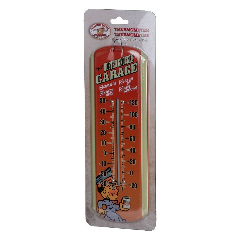 12&#34; x 4&#34; Mini Thermometer - The Busted Knuckle Garage, 4 of 5