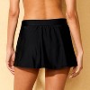 Women's Mid-Rise Swim Skirt - Shade & Shore™ Black - 2 of 4