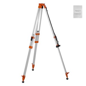 VEVOR Laser Level Tripod Stand, 5/8"-11 Thread Mount, 16.53-65.55 inch Height Adjustment Heavy Duty Survey Tripod - 1 of 4