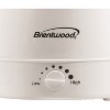 Brentwood 32-Ounce Electric Kettle Hot Pot in White - image 3 of 4