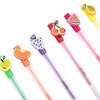6ct Rollerball Gel Pens Scented Ink Metal Charm Multicolored  - Yoobi™ - image 3 of 3